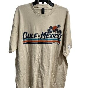 Gildan Gulf of Mexico Beige T-Shirt